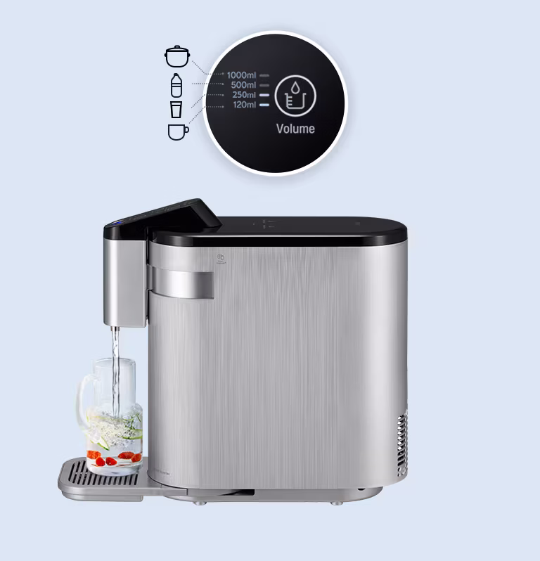 Volume control — LG PuriCare Self-Service Tankless