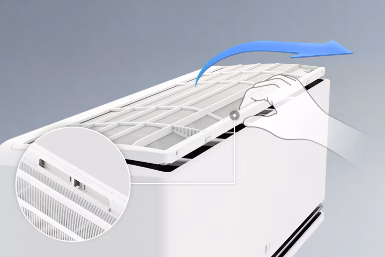 One-Touch Filter LG DUALCOOL AI