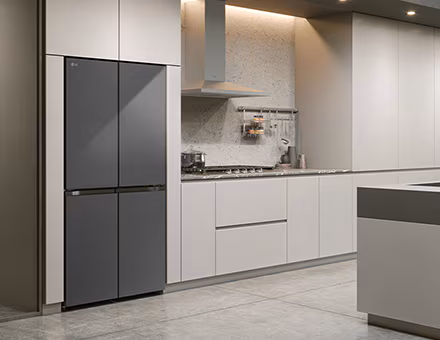 Pintu rata moden LG Multi-Door 665L