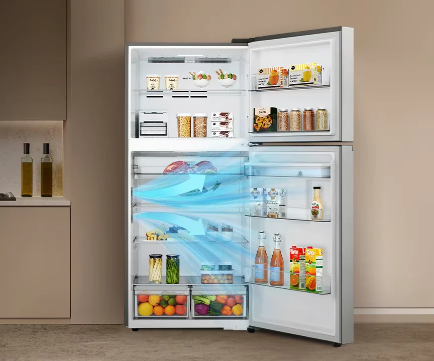 DoorCooling+ LG Top Freezer 603L