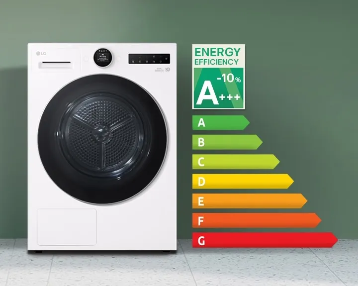 Kecekapan tenaga LG Dryer 10kg