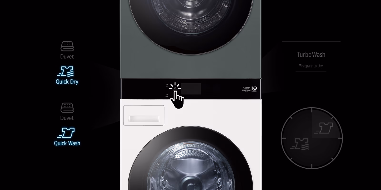 Quick Wash Dry LG WashTower 25/20kg