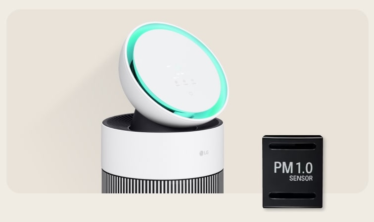 Sensor PM1.0 dan penunjuk pintar LG PuriCare AeroBooster