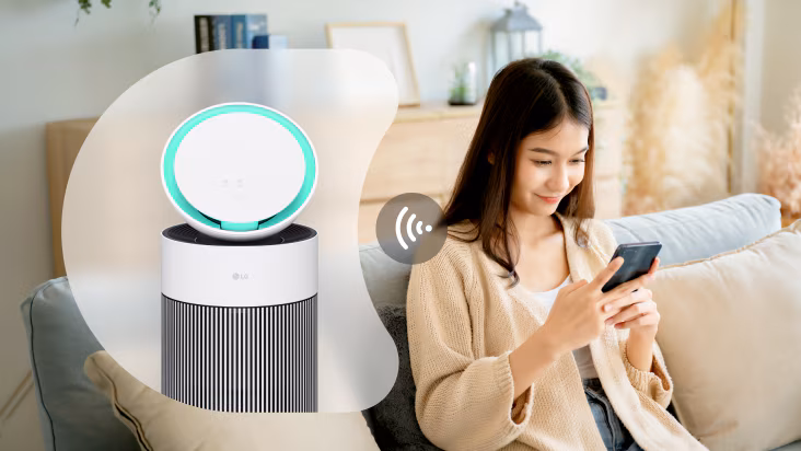 LG ThinQ kawalan jauh LG PuriCare AeroBooster