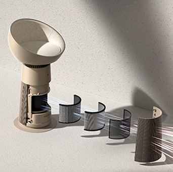Total air purification LG PuriCare AeroCatTower
