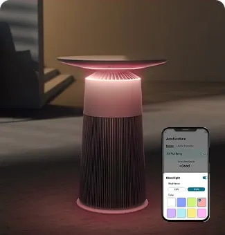 Mood Lighting LG PuriCare AeroFurniture