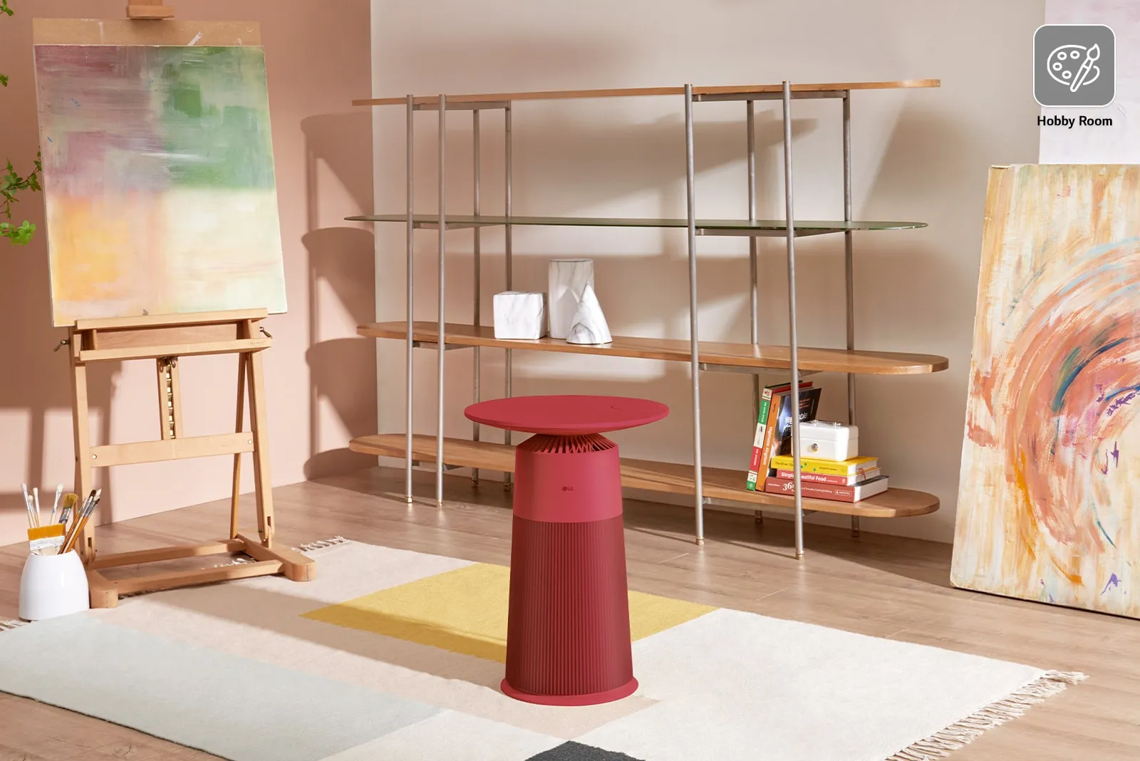 LG PuriCare AeroFurniture dalam ruang hidup — foto 6