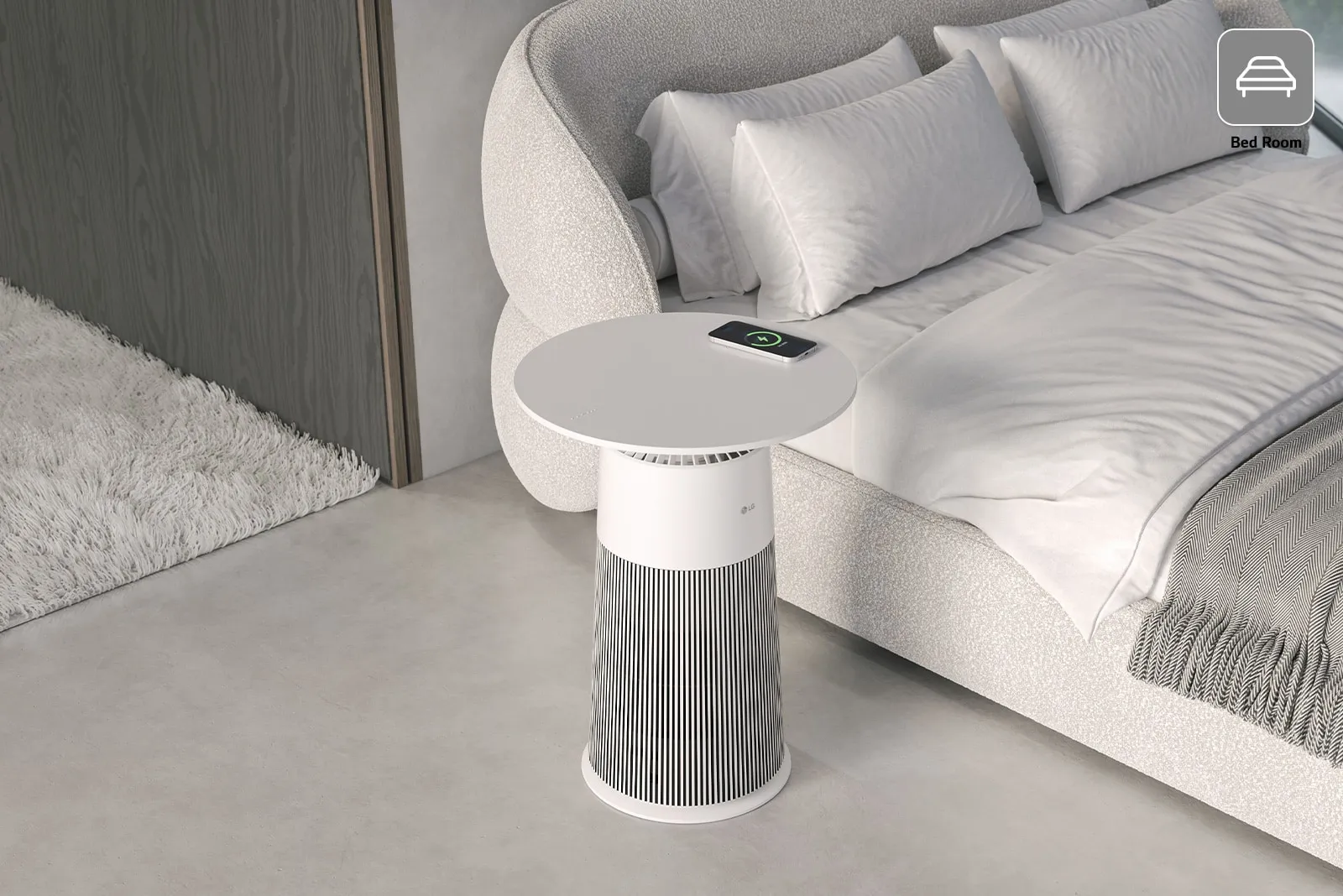 LG PuriCare AeroFurniture dalam ruang hidup — foto 7