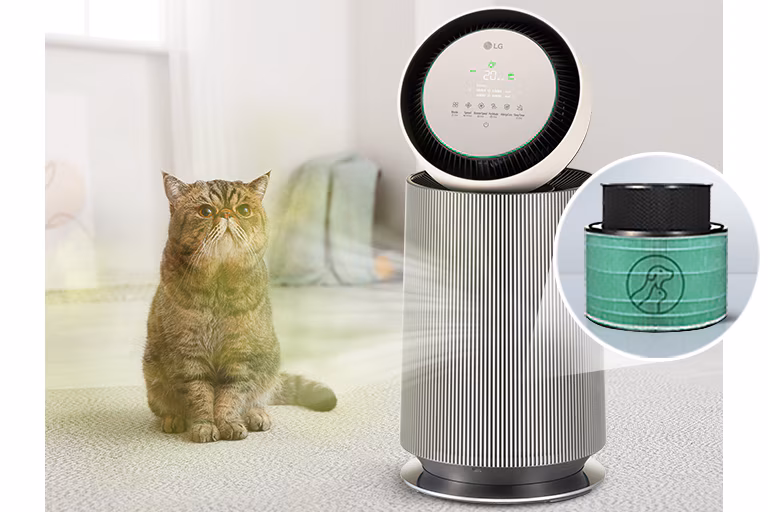 Filter photocatalytic kurangkan bau haiwan LG PuriCare 360 Alpha Pet