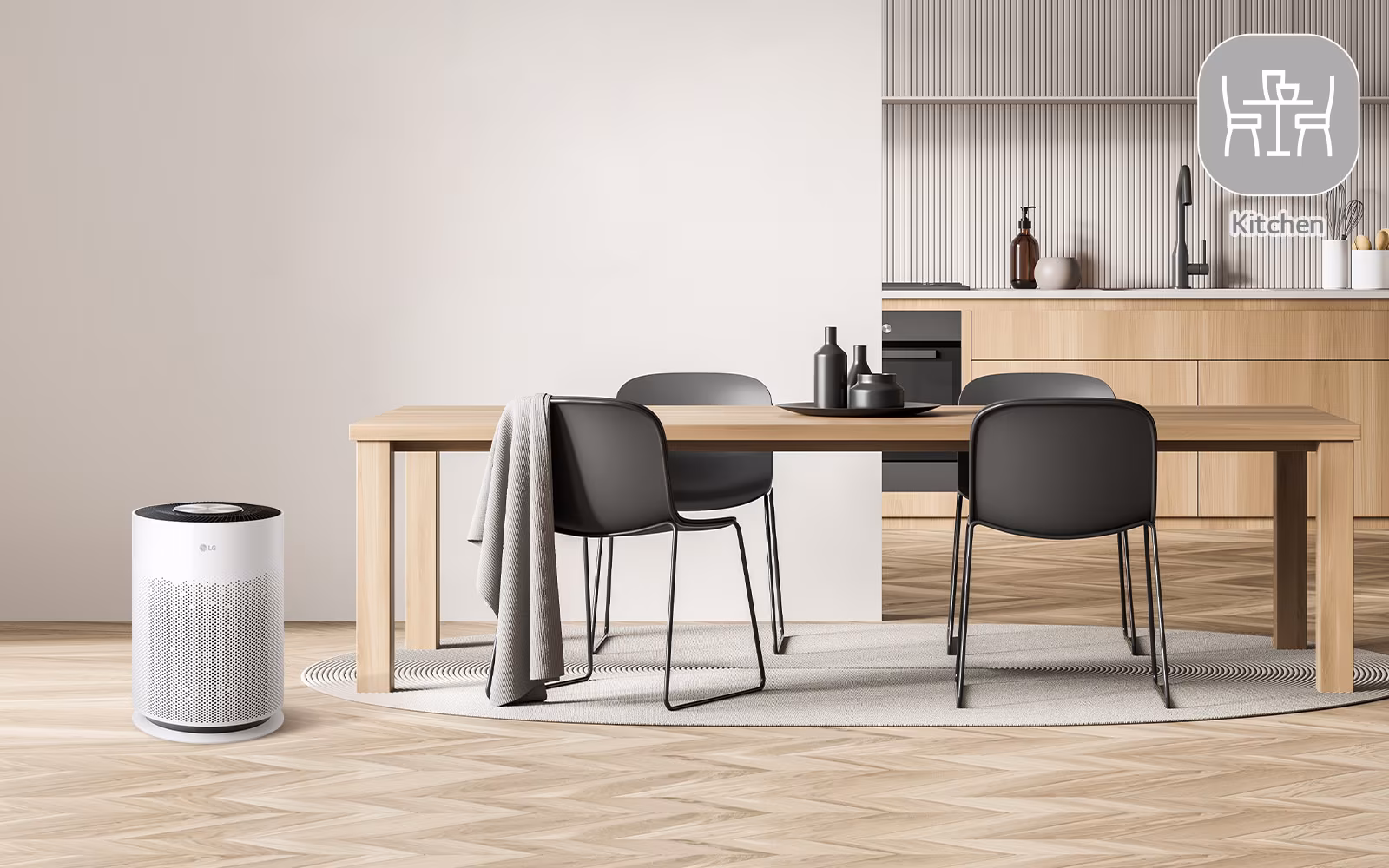 Kompak dalam dapur LG PuriCare 360 HIT