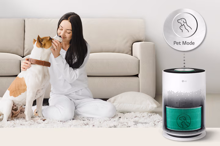 Pet Care keluarga bersama haiwan peliharaan LG PuriCare 360 HIT Pet