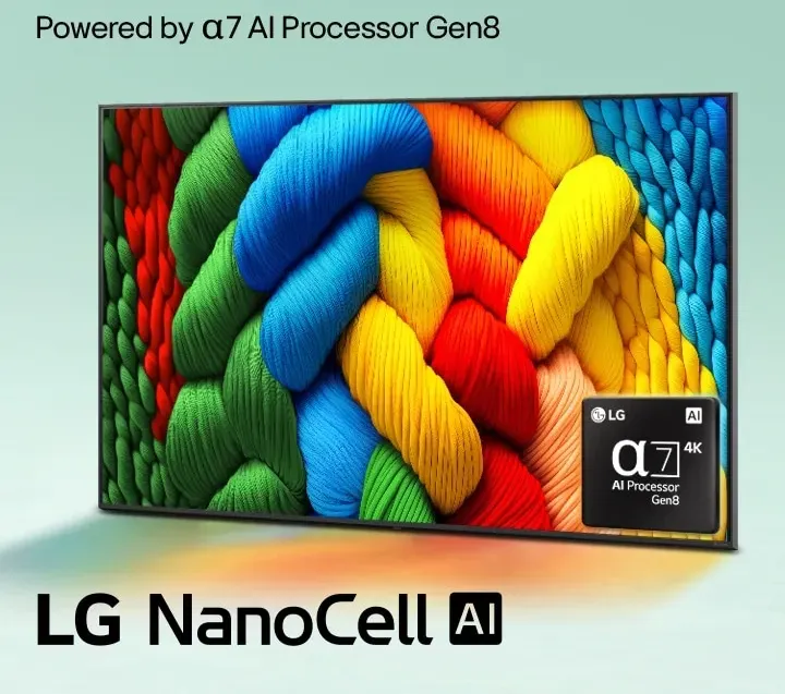LG NanoCell AI — warna tulen dalam 4K sebenar
