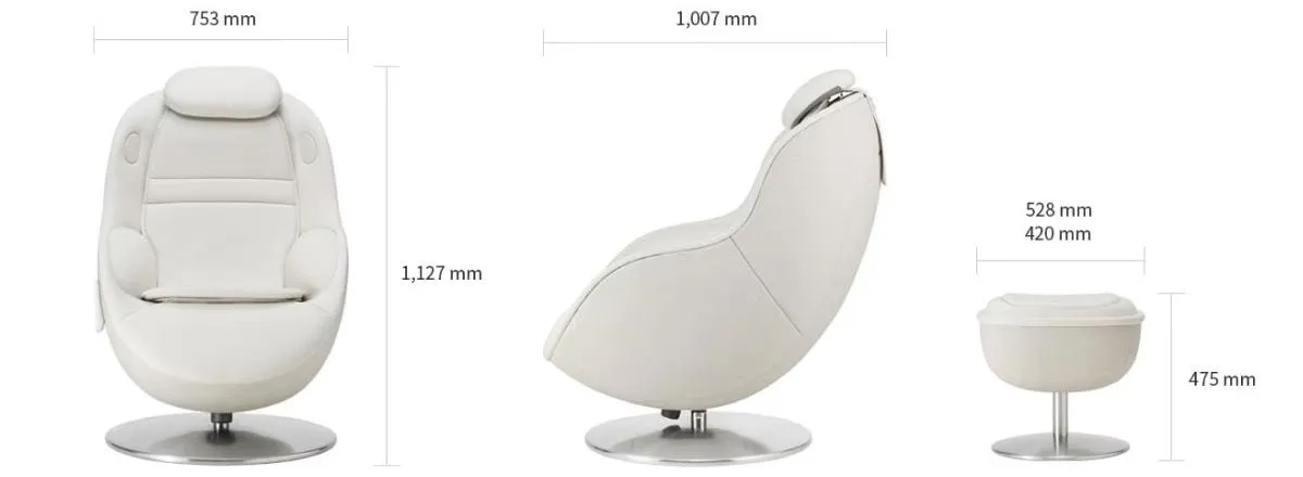 Dimensi LG Massage Recliner MH21