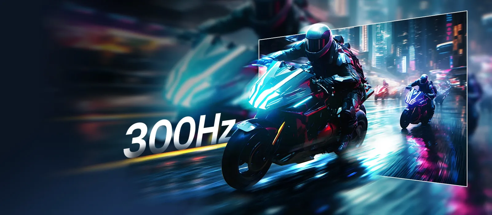 Fluid gaming motion with 300Hz refresh rate