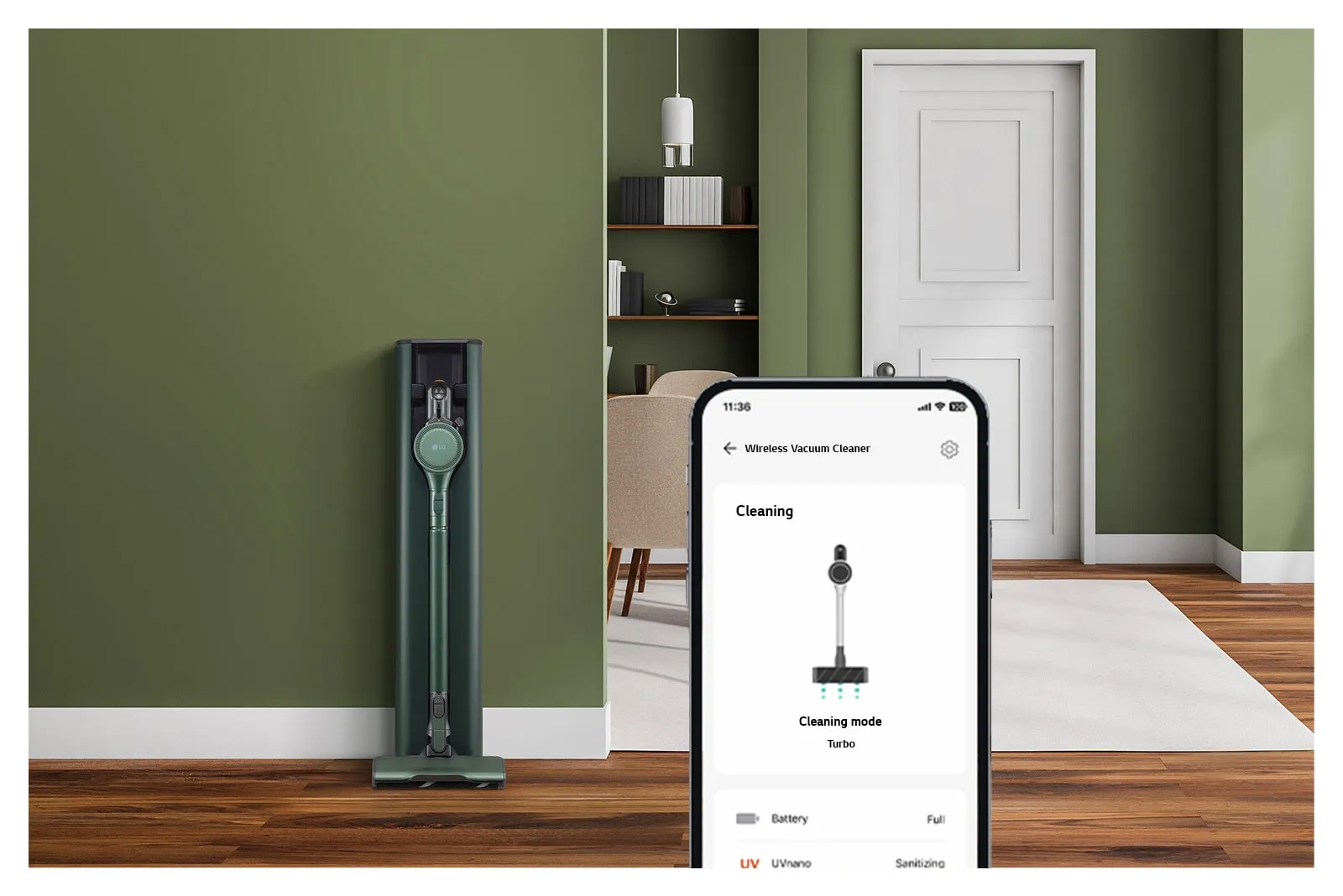 LG ThinQ app kawalan LG CordZero A9X